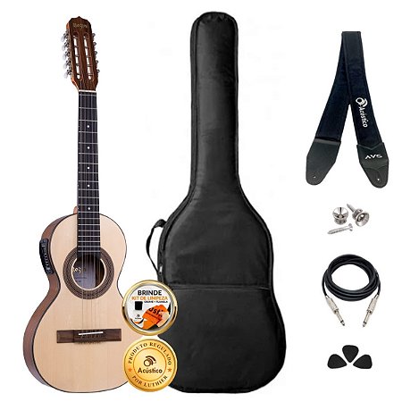 Kit Viola Rozini Elétrica Ponteio Studio Rv210 Completo