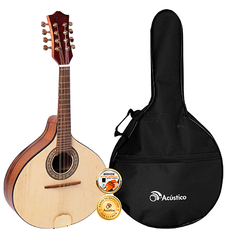 Kit Bandolim Giannini Gonçalo Alves Maciço BS1 Com Capa
