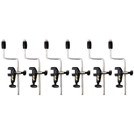 Kit Mult Clamp Haste Para Microfone Torelli TA413 6 Unidades