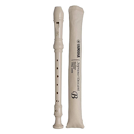Flauta Doce Soprano Barroca Iniciante Yamaha YRS-24B