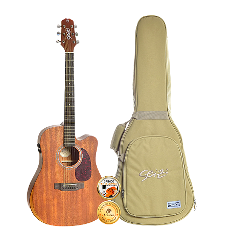 Violão Seizi Neo Tokyo Mirai Bluetooth Mahogany Satin