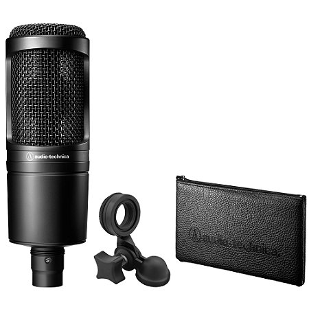 Microfone Condensador Profissional  Audio Technica AT2020