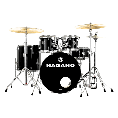 Bateria Nagano Garage Fusion 20 Ebony Sparkle Completa