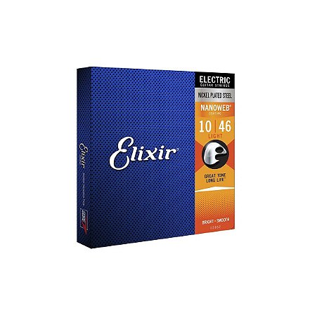 Corda De Guitarra Elixir Nanoweb Tensão Leve (010.046)