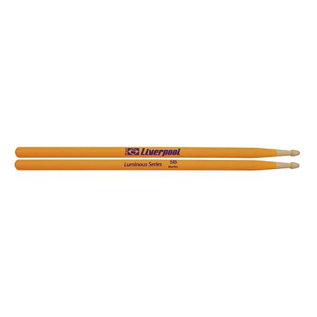 Baqueta De Bateria Liverpool Luminous Laranja 5B Marfim