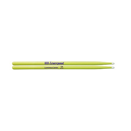 Baqueta de Bateria Liverpool Luminous 5A Marfim Ponta Nylon