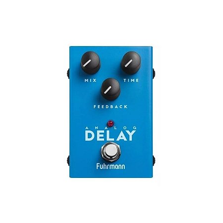 Pedal De Efeito Fuhrmann Analog Delay Para Guitarra AD20 Azul