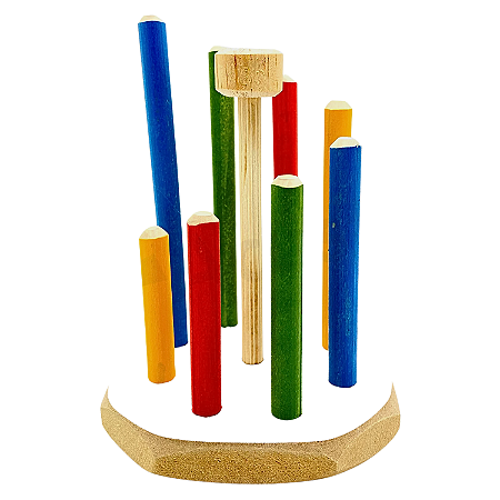 Xilindró Infantil Em Madeira Mafagafo Com Baqueta