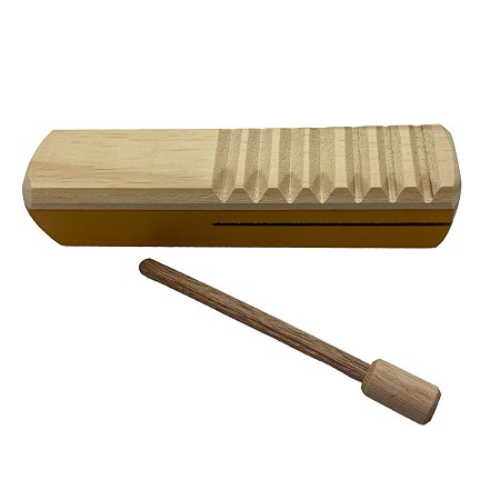 Reco-Reco Infantil Em Madeira Mafagafo Com Baqueta