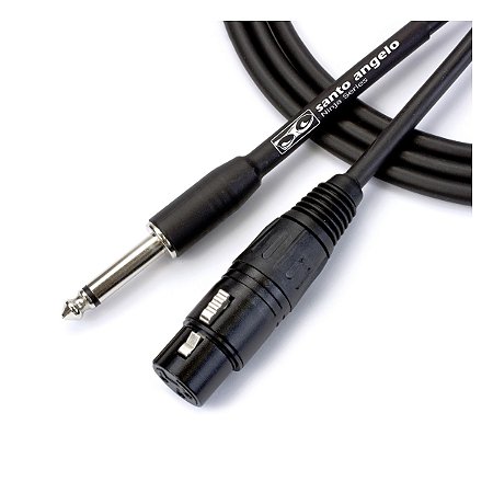 Cabo Santo Angelo Ninja Para Microfone P10 X XLR 7,62M