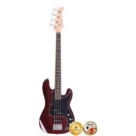 Contrabaixo 4 Cordas Strinberg Precision Bass PBS40 Wine Red