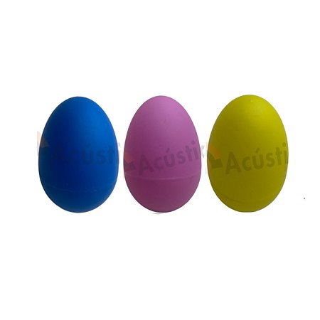 Ganza Ovinho Egg Shaker Musicalização Infantil KIDZZO 3 Uni