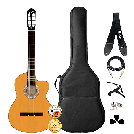 Kit Violão Elétrico Tagima Cartagena Latin America Completo