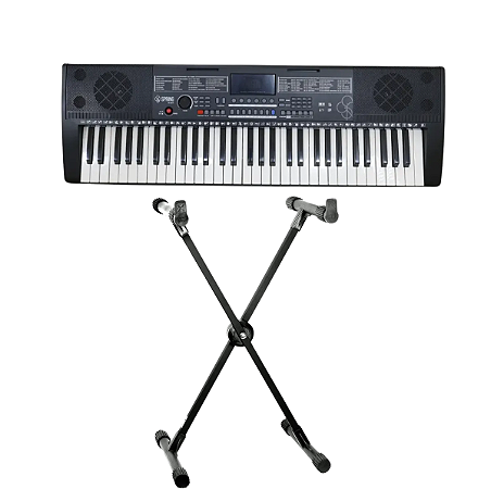 Teclado Musical Profissional 61 Teclas Sensitivas Com Suporte