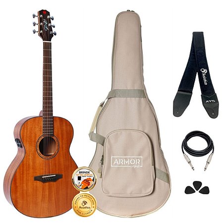 Kit Violão Seizi Supreme Fuji Mirai Mahogany Satin Completo