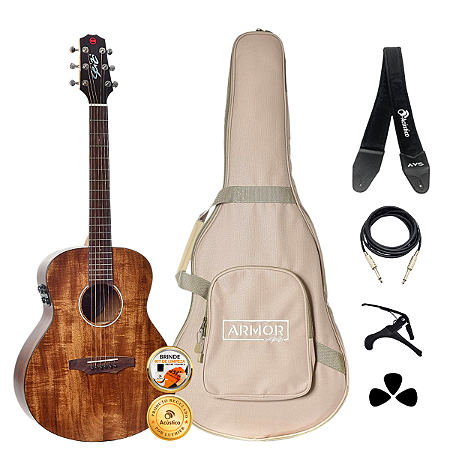 Kit Violão Profissional Seizi Supreme Mini Ryu Mirai Completo
