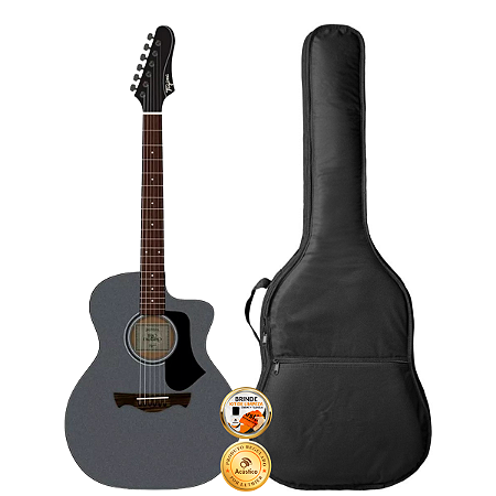 Kit Violão Tagima Rio Negro Deep Silver TEQ-8 Auditorium Capa