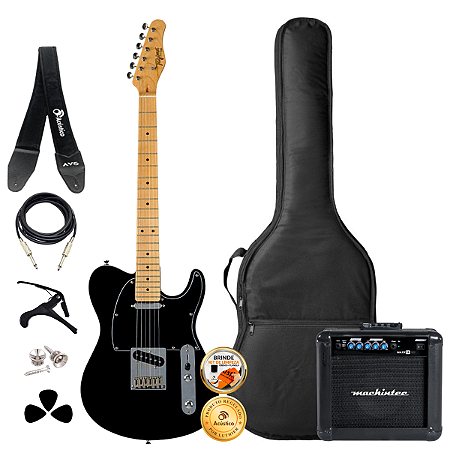 Guitarra Telecaster Tagima T-550 Acessórios + Amplificador