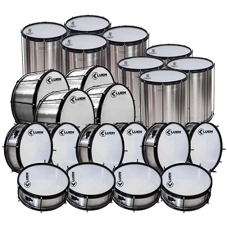 Kit Fanfarra Banda Escolar 22 Instrumentos Luen