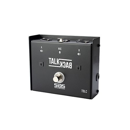 Pedal Santo Angelo Talk Black TBLC Footswitch Com Trava Preto