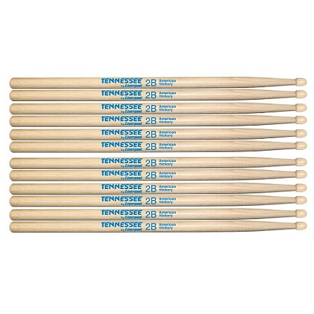 Baqueta De Bateria Liverpool Tennessee Hickory 2B 6 Pares