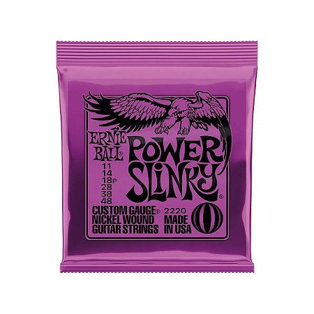 Corda De Guitarra Ernie Ball Power Slinky Níquel (011.048)