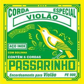 Paganini Jogo De Corda Passarinho Violão Pe900