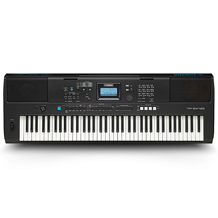Teclado Musical Yamaha PSR-EW425 Profissional 76 Teclas Preto