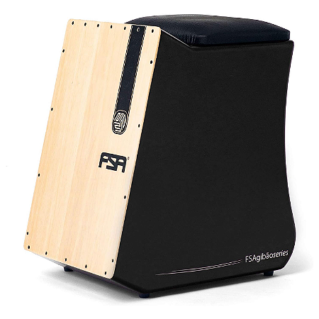 Cajón Elétrico FSA Gibão FGB6501 Preto Captação Dupla