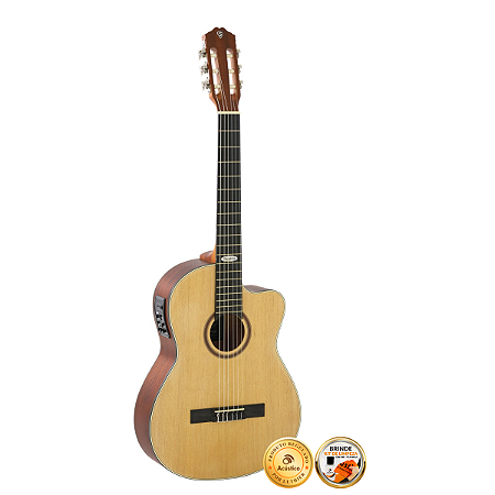 Violão Eletroacústico Strinberg SC200CN Spruce Natural Nylon