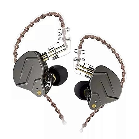 Fone De Ouvido In-Ear Para Retorno De Palco KZ ZSN