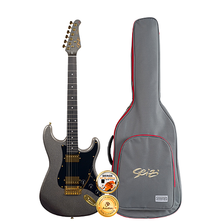Guitarra Seizi Vintage Ronin HH Reinaldo Meirelles Com Bag