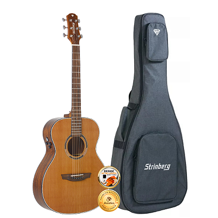 Violão Elétrico Strinberg Diamond DM1 Orquestra Aço Com Bag