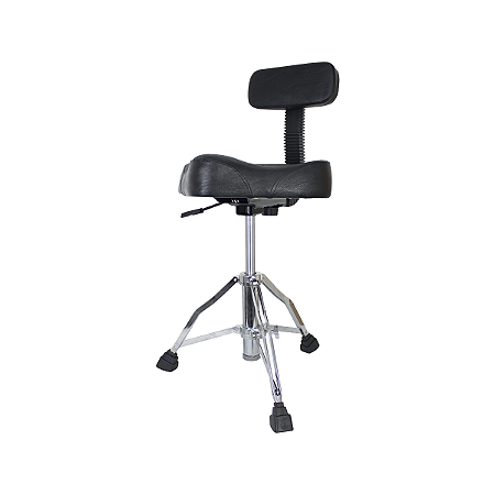 Banco De Bateria Com Encosto Smart SM-052 Anatômico Preto