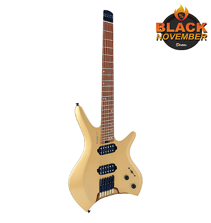 Guitarra Headless Strinberg Next SHN6 Gold Com Bag