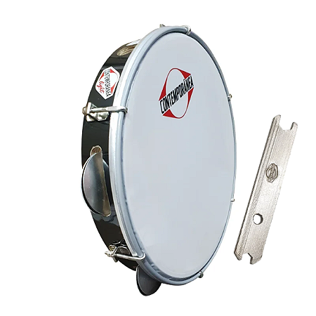 Pandeiro Contemporânea Light 10" Profissional Preto Nylon