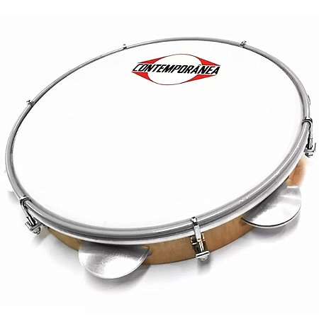 Pandeiro Contemporânea Light 8" Profissional Madeira Nylon