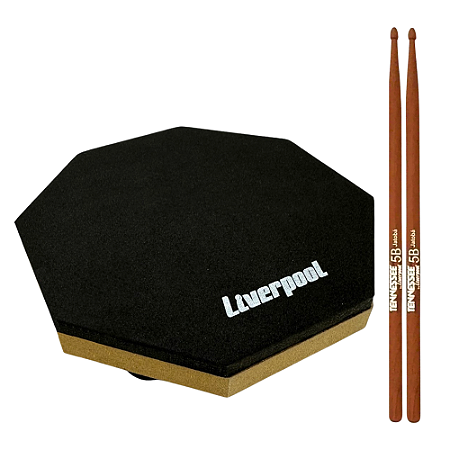 Baqueta Liverpool Tennessee Jatobá 5B Com Pad De Estudo 6"