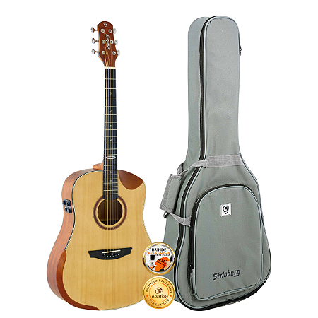 Violão Strinberg Galaxy SD301HCR NS Chorus/Delay/Reverb Bag