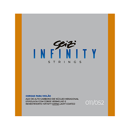 Corda Para Violão Aço Seizi Infinity Extra Light (011.052)