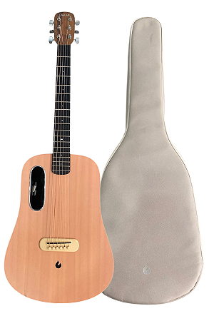 USADO Violão Lava Me 4 Spruce 36" Woodgrain Brown + Bag