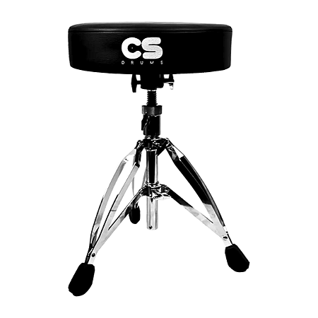 Banco De Bateria Redondo Com Rosca Ajustável CS Drums