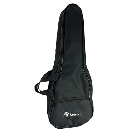 Capa Simples Para Ukulele Concert Com Alça E Bolso