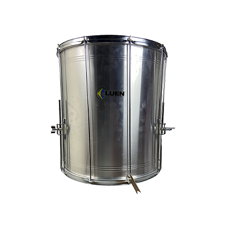 Surdo Luen Profissional 20"x60 Em Alumínio Com Pele Napa