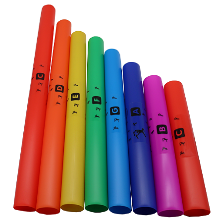 Tubos Musicais Boomwhackers Escala Diatônica Liverpool