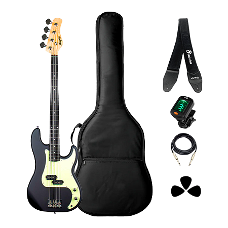 Kit Baixo Tagima Precision Memphis MB-40 Preto Fosco Completo