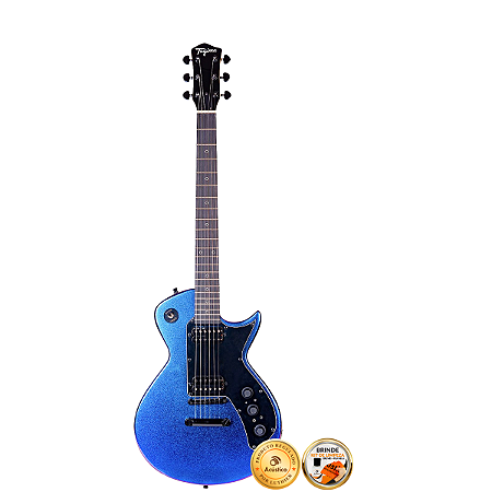 Guitarra Tagima Sixmart Single Cut Efeitos Delay Reverb Blue