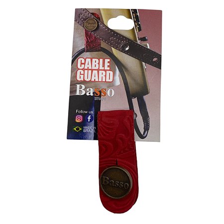 Cable Guard Basso Vermelho Floral