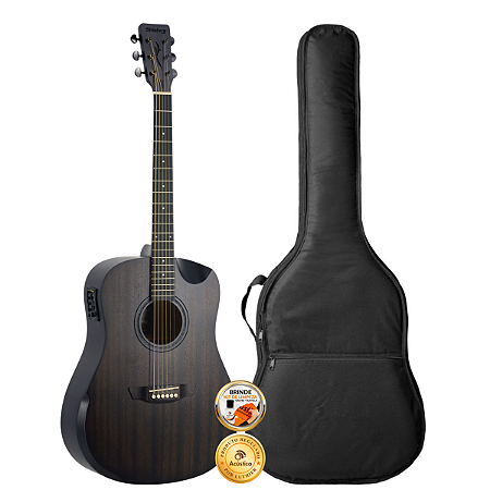 Kit Violão Strinberg Ativo FS4DHCR Half-Cutaway Tobacco Capa
