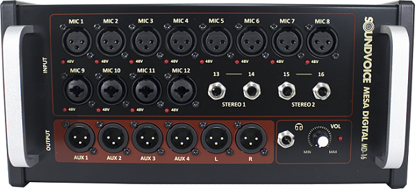Mesa de Som Digital Soundvoice MD-16